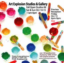 Art Explosion flyer