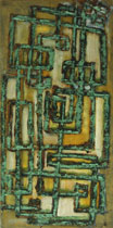 Latticework Man art by melisa phillips